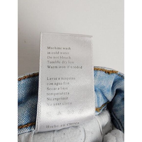 Kancan Distressed Rainbow Pocket, Skinny Size 7/27 Denim - Picture 6 of 9